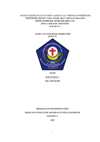 Image of Asuhan keperawatan pasien An.R dan An.N dengan intervensi 