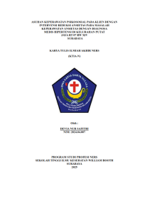 Image of Asuhan Keperawatan Psikososial Pada Klien Dengan Intervensi Reduksi Ansietas Pada Maslah Keperawatan Ansietas Di Kelurahan Putat Jaya RT 07 RW XIV Surabaya